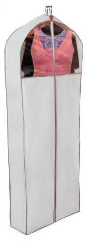 PRO-MART DAZZ Gusseted Gown Garment Bag, Beige