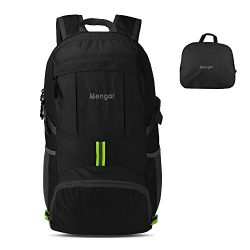 Backpack Daypack,Travel Backpack, Mengar 35L Foldable Water Resistant Packable Backpack Hiking D ...