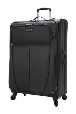 Skyway Luggage Mirage Superlight 28-Inch 4 Wheel Expandable Upright, Black, One Size