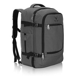 Hynes Eagle 40L Flight Approved Carry on Backpack (Gray)