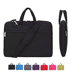 Laptop Case, Laptop Shoulder Bag, CROMI Simplicity Slim Lightweight Briefcase Commuter Bag Busin ...