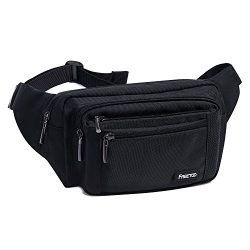 Waist Pack Bag FREETOO Unisex Hip Bag with Adjustable Band for Outdoors Workout Traveling Casual ...