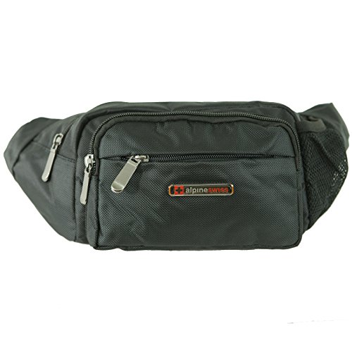 alpine swiss Men's Fanny Pack Travel Case Adjustable Belt Sport Pouch ...