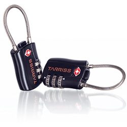 Tarriss TSA Lock – TSA Luggage Locks for Travel – 2 Pack – Lifetime Warranty