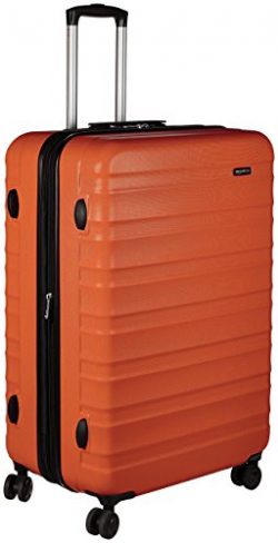 AmazonBasics Hardside Spinner Luggage – 28-inch, Burnt Orange