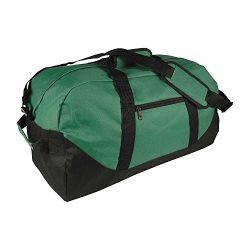 21″ Large Duffle Bag with Adjustable Strap (Dark Green)