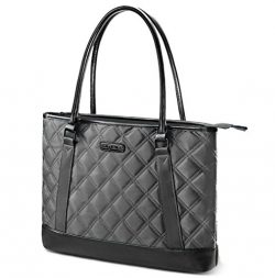 Laptop Tote Bag, DTBG 15.6 Inch Nylon Classic Diamond Pattern Travel Business Computer Shoulder  ...