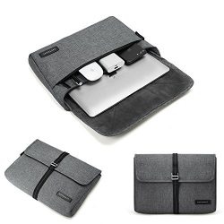 BAGSMART Portable Slim Laptop Sleeve Briefcase Travel Electronics Case & Laptop Bag