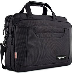 Ytonet Laptop Briefcase,15.6 Inch Laptop Bag,Business Office Bag for Men Women,Stylish Nylon Mul ...