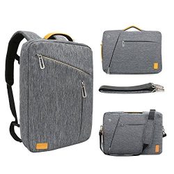 17.3 Inch Laptop Convertible Backpack – WIWU Multi Functional Travel Rucksack Water Resist ...