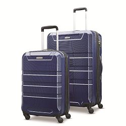 Samsonite Invoke 2 Piece Nested Hardside Set (20″/28″), Navy Blue, Only at Amazon