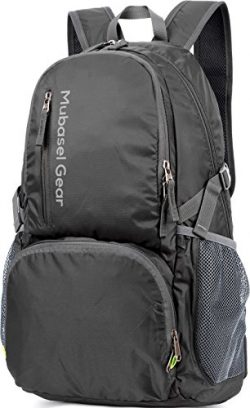 Backpack – Lightweight Backpacks for Travel Hiking – Daypack for Women Men (Grey)