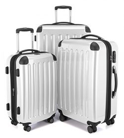 HAUPTSTADTKOFFER Luggages Sets Glossy Suitcase Sets Hardside Spinner Trolley Expandable (20“, 24 ...