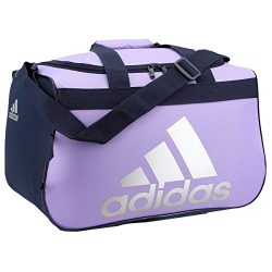 adidas Diablo Duffel Bag, One Size, Light Flash Purple/Collegiate Navy/Silver