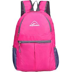 Travel Backpack Hiking Daypack, 30L Lightweight Waterproof Climbing Backpack(pink)