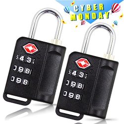 Luggage Locks, Cakie Digit Combination TSA Security Travel Lock for Travel Bag, Suit Case, Locke ...