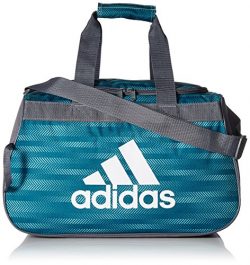 adidas Diablo Duffel Bag, One Size, Energy Aqua Ratio/Onix/White