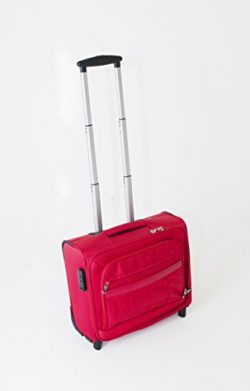 Wheeled Cabin Laptop Business Suitcase Briefcase Pilot Trolley Case Travel Bag travel (Red)