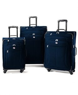 American Tourister At Pop Three-Piece Spinner Set, Navy, One Size