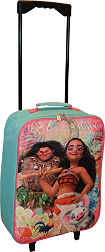 Disney Moana 15″ Collapsible Wheeled Pilot Case – Rolling Luggage