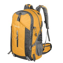 OutdoorMaster Hiking Backpack 50L – Weekend Pack w/ Waterproof Rain Cover & Laptop Com ...