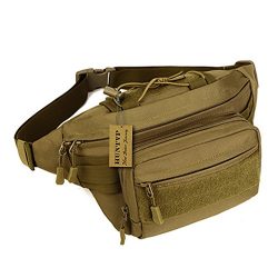 Huntvp Military Hip Fanny Pack Tactical Waist Bag Packs Waterproof Hip Belt Bag Pouch for Hiking ...