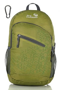 Outlander Packable Handy Lightweight Travel Hiking Backpack Daypack, Green