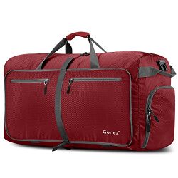 Gonex 100L Foldable Travel Duffel Bag for Luggage Gym Sports, Lightweight Travel Bag with Big Ca ...