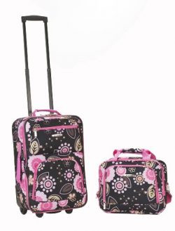 Rockland Luggage 2 Piece Set, Pucci, Medium