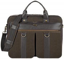 Solo Mercer 15.6 Inch Laptop Briefcase, Brown