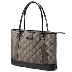 Laptop Tote Bag, DTBG 15.6 Inch Nylon Classic Diamond Pattern Travel Business Computer Shoulder  ...