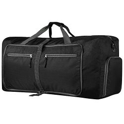 Makeplus 60L/80L Foldable Travel Duffel Bag for Luggage, Waterproof & Lightweight