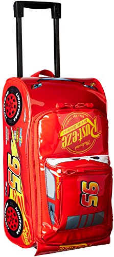 Disney Boys’ Cars 3 Lightning Mcqueen Molded Rolling Luggage