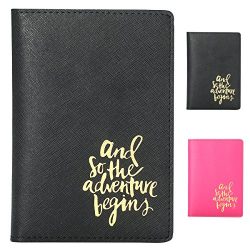 SanSiDo RFID Blocking Leather Passport Cover Passport Holder Travel Wallet Passport Wallet Case  ...