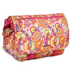 J World New York Terry Messenger Bag, Pink Paisley, One Size