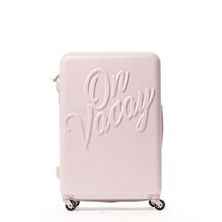 Macbeth On Vacay 29in Rolling Luggage Suitcase, Pink