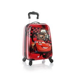 Heys Disney Kids Spinner Luggage – Cars Carry on Suitcase 18 Inch