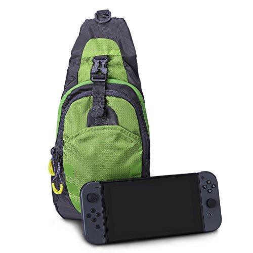 HDE Nintendo Switch Backpack Gamer Elite Crossbody Travel Bag Holds ...