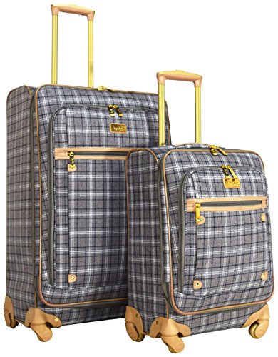 Nicole Miller Taylor 2 Piece Luggage Set 28 And 20 Expandable   51 Y6wV2PnL 