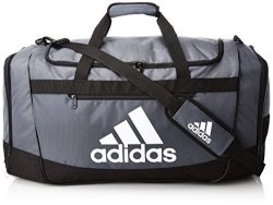 adidas Defender III medium duffel Bag, Onix/Black/White, One Size