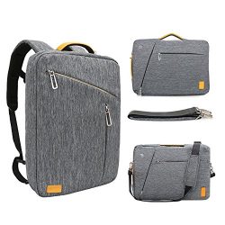 WIWU 15.6 Inch Laptop Briefcase Backpack Waterproof Convertible Multi-functional 3 in 1 Laptop R ...