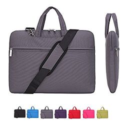 Laptop Case, Laptop Shoulder Bag, CROMI Simplicity Slim Lightweight Briefcase Commuter Bag Busin ...