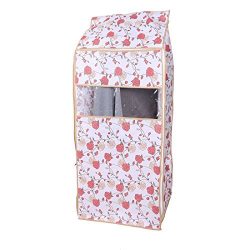 uxcell Home Dustproof Hanging Garment Clothing Suit Protector Storage Cover Bag 53 x 50 x 115cm, ...