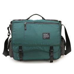 Nicgid Large Messenger Bag, 17.3-Inch Laptop Messenger Bag Laptop Shoulder Bag Business Briefcas ...