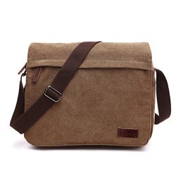 Messenger Bag, LOSMILE Laptop Shoulder Bag Vintage Canvas Crossbody Bags For Men