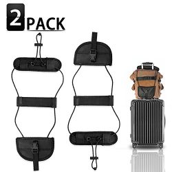 Bag Bungee,2Pack Luggage Straps with Adjustable Travel Suitcase Belt,Lightweight and Durable,Pro ...