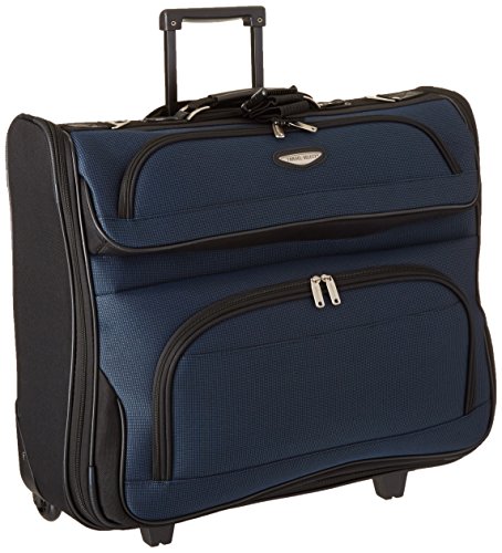 Travel Select Amsterdam Rolling Garment Bag Wheeled Luggage Case, Navy ...