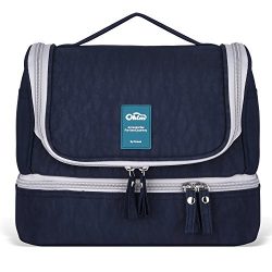 Designer Hanging Toiletry Bag| Travel Cosmetics Bag by HANKCLES| Waterproof Nylon Organizer for  ...