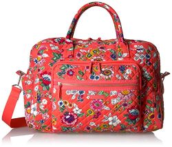 Vera Bradley Women’s Iconic Weekender Travel Bag-Signature