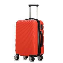 Carry on Luggage Lightweight Expandable Spinner Suitcase